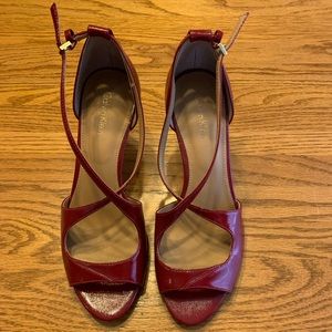 Red Calvin Klein heels
